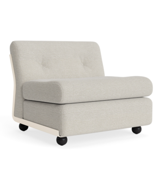 Amanta 1 seater cream beige shell, Story 102 creme