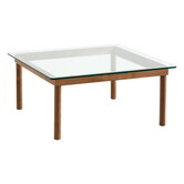 Hay Kofi Coffee Table walnut 80 x 80