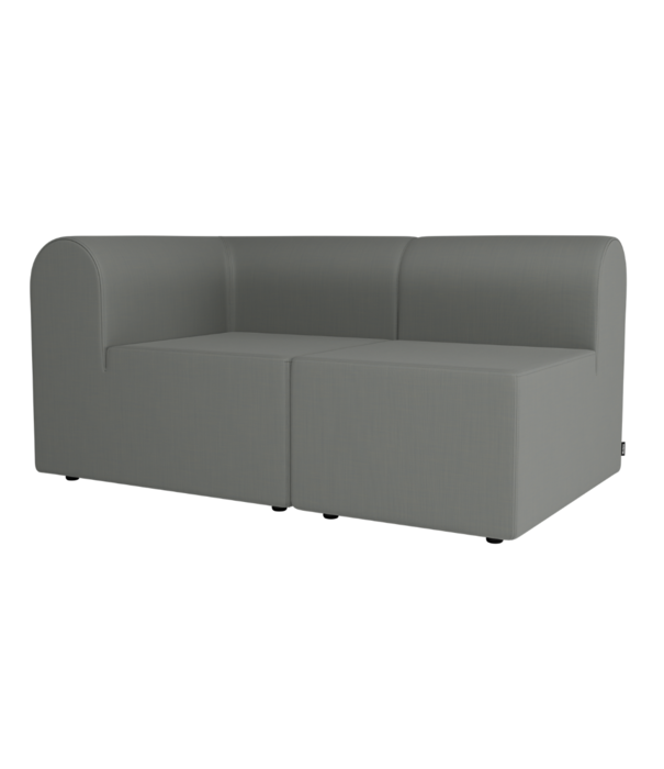 Montana Furniture  Montana Paradigm 2 zits Bank met arm & open einde, stof Remix