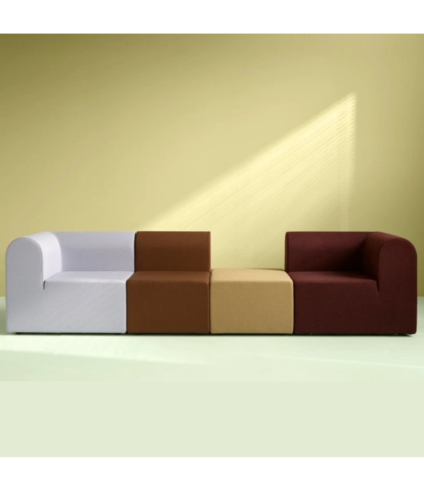 Montana Furniture  Montana Paradigm 2 seater Sofa with arm & open end, Remix fabric