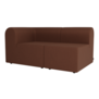 Montana Paradigm 2 seater Sofa with arm & open end, Remix fabric