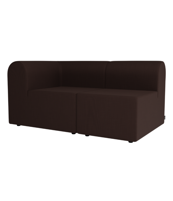 Montana Furniture  Montana Paradigm 2 seater Sofa with arm & open end, Remix fabric