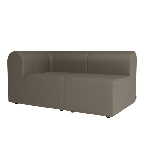 Montana Furniture  Montana Paradigm 2 zits Bank met arm & open eind, stof ReWool