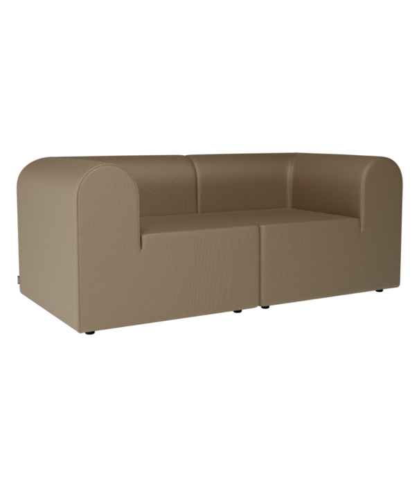 Montana Furniture  Montana Paradigm 2 zits Bank met arm, stof Hallingdal