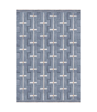 Layered Johanna Rug,  sky blue