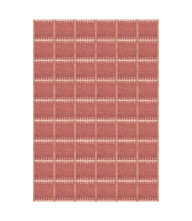 Layered Lilly Vloerkleed claret red