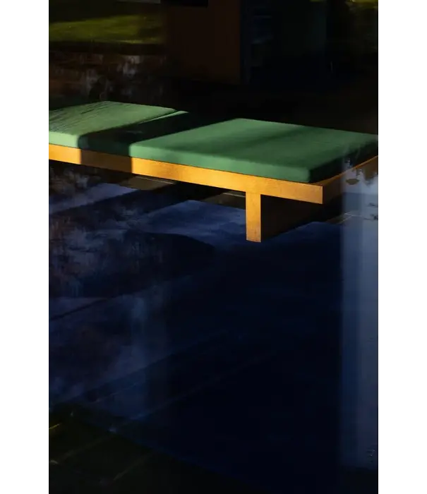 Layered  Layered Classic Solid Wol Vloerkleed blue foncé