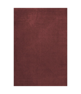 Layered  Classic Solid Rug ruby red