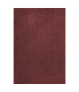 Layered  Classic Solid Rug ruby red