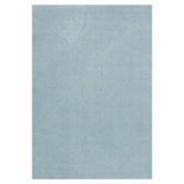 Layered  Classic Solid Rug blue clair