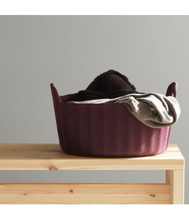 Normann Copenhagen  Normann Copenhagen Colu Basket Opbergmand olive