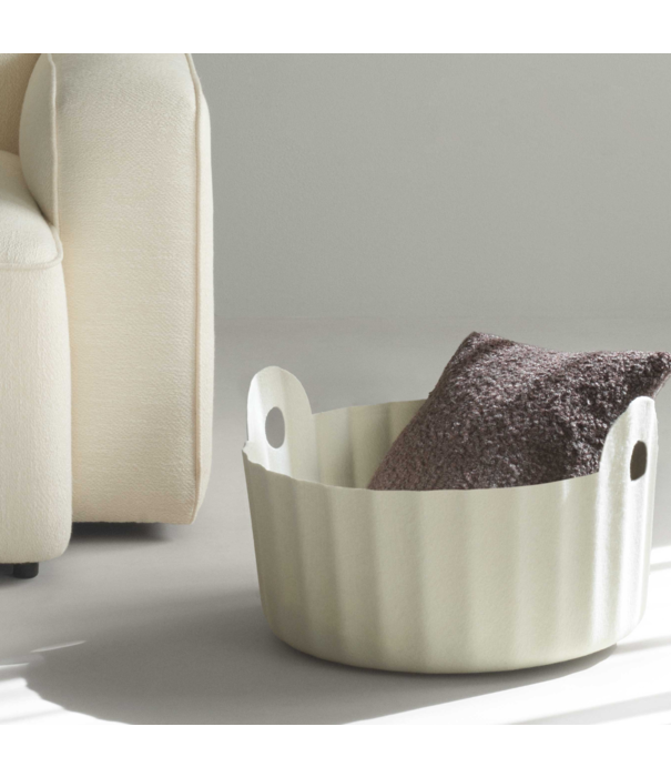 Normann Copenhagen   Colu Basket Opbergmand olive