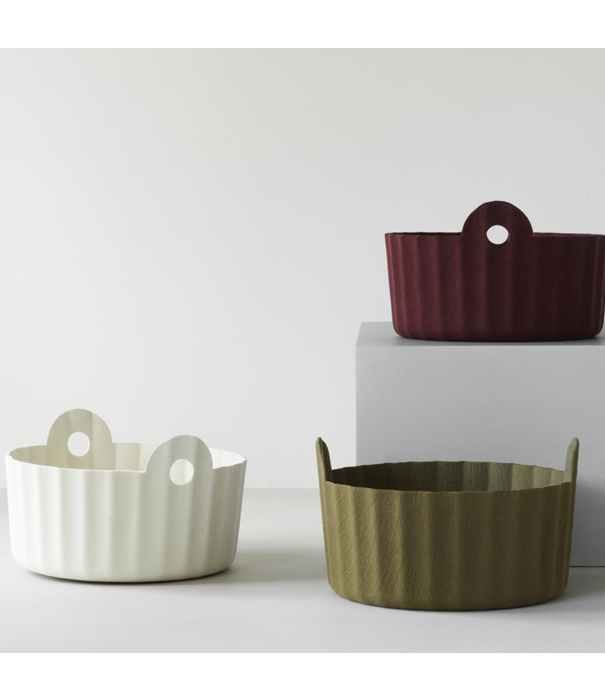 Normann Copenhagen  Colu Basket Opbergmand Burgundy