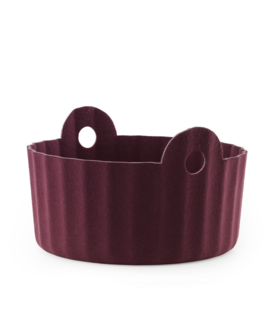 Normann Copenhagen Colu Basket Opbergmand Burgundy