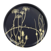 Marimekko Vuoren Kasvit Tray night blue 65cm
