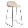 Gubi 3D counter stool, 65 cm, sledge base, stainless steel - Dedar Lupo 009