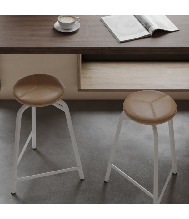 Northern  Northern Treble Counter Stool leather 65cm