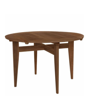 Gubi B-Table dining table walnut