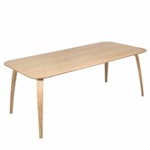 Gubi Dining Table Rectangular oak 200 x 100