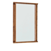 Frama Symmetry Mirror, honey lacquered ash