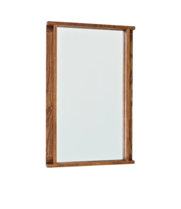 Frama  Symmetry Mirror, honey lacquered ash