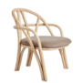 Bistra Lounge Stoel rotan frame, gestoffeerde zitkussen