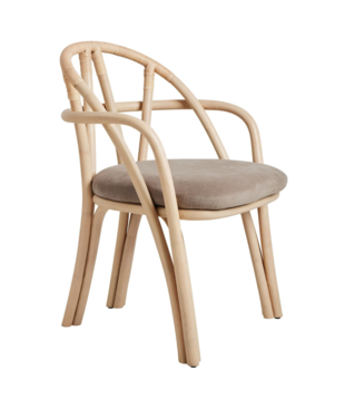 Bistra Dining Armchair, upholstered seat cushion