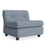 Hay Amanta 1 seater frost blue shell, Vanir 733 blue