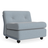 Amanta 1 seater frost blue shell, Naveli 723 blue