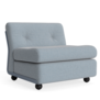 Hay Amanta 1 seater frost blue shell, Naveli 723 blue