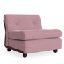 Hay Amanta 1 seater burgundy red shell, Yuma 1851 rose