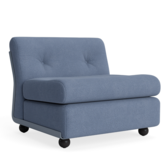 Hay Amanta 1 seater frost blue shell, Osumi 30 blue
