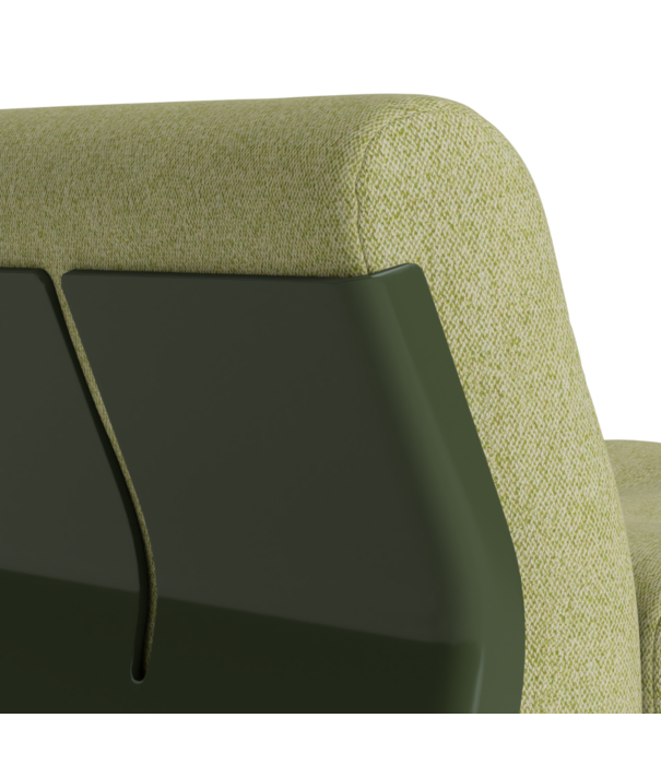 Hay  Amanta 1 seater bottle green shell, Vanir 943 green
