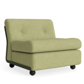 Amanta 1 seater bottle green shell, Vanir 943 green