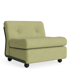 Amanta 1 seater bottle green shell, Vanir 943 green
