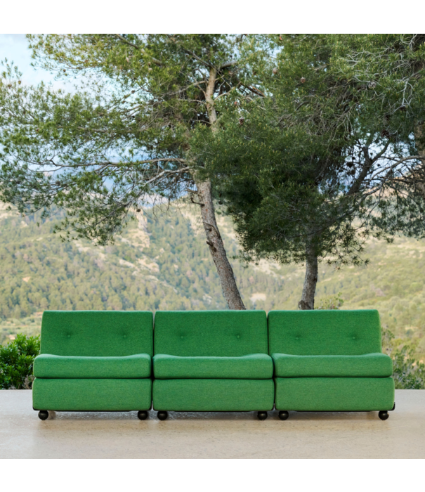 Hay  Amanta 3 seater frost blue shell, Osumi 30 blue