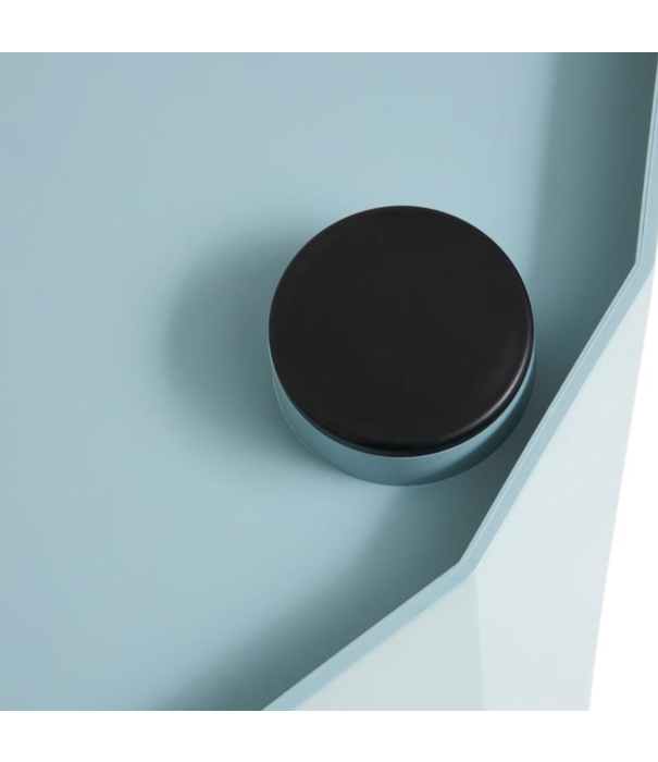 Hay  Hay Facet Cabinet High on feet and castors soft mint