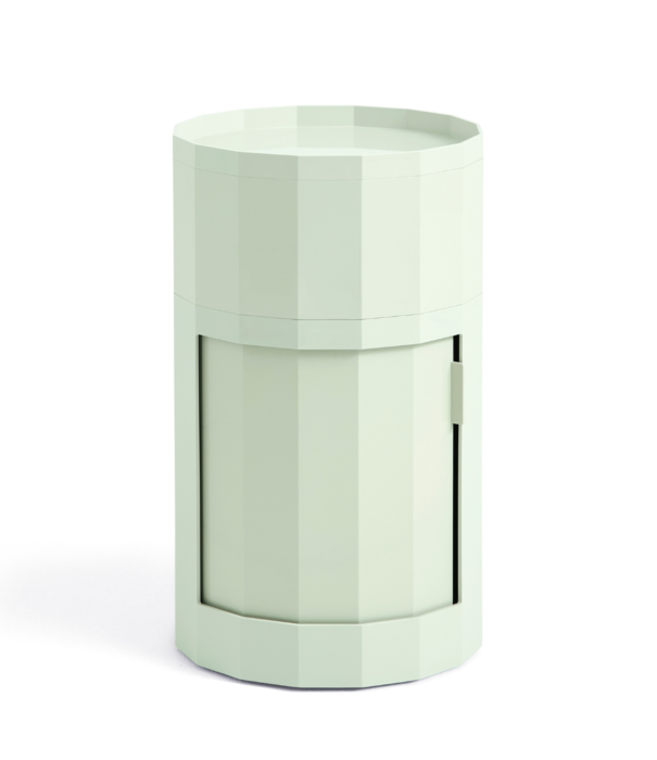 Hay  Hay Facet Cabinet High on feet and castors soft mint