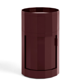 Facet Cabinet 101 High on feet and castors burgundy