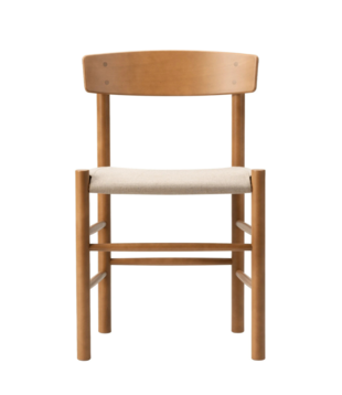 Fredericia J39 Dining Chair , seat upholstered