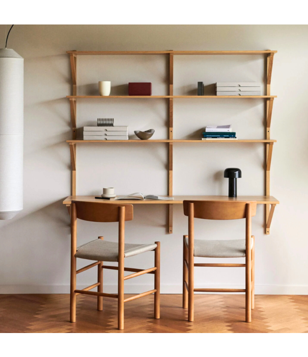 Fredericia  Fredericia J39 Mogensen stoel, zitting gestoffeerd