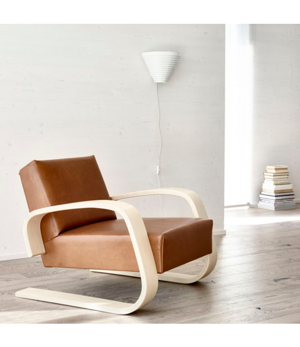 Artek  Aalto Armchair 400 Tank, birch, Tonus 4 grey