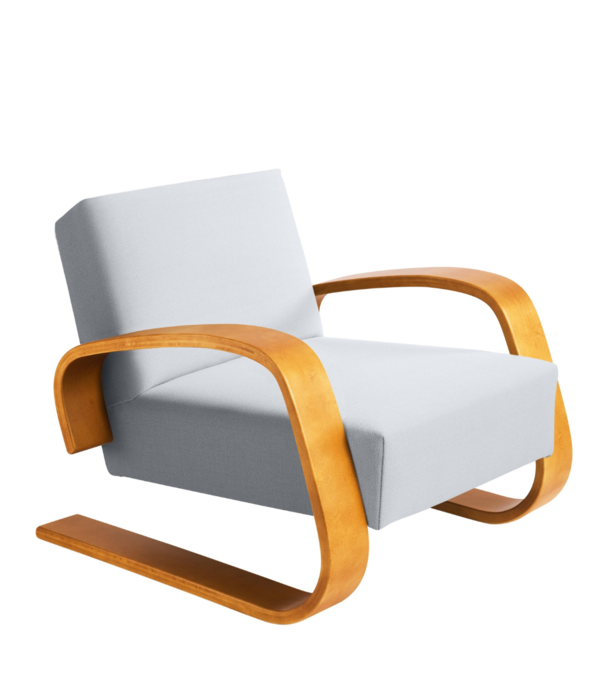 Artek  Aalto Armchair 400 Tank, birch, Tonus 4 grey