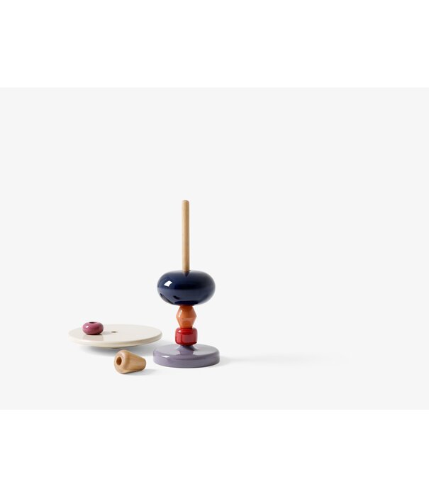 &Tradition Shuffle MH1 Bijzettafel / Lacquered MDF, solid beech