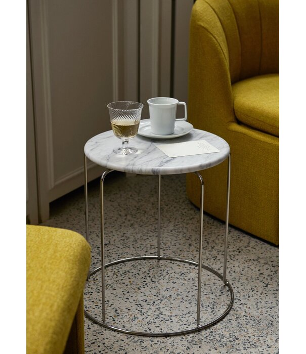 &Tradition Wire Stool VP11  Marble Top