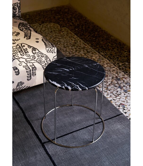 &Tradition Wire Stool VP11  Marble Top