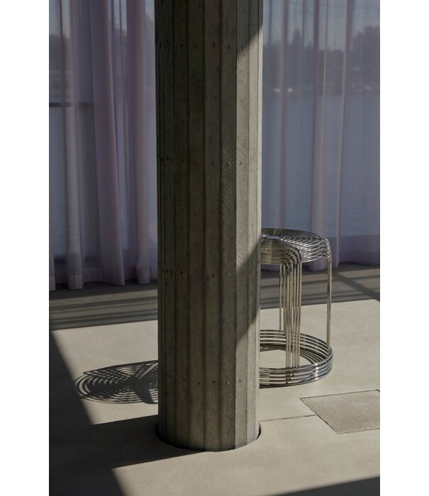 &Tradition Wire Stool VP11, stainless steel