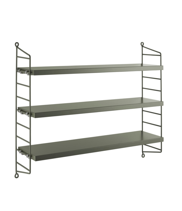 String  Furniture String Pocket cabinet sage