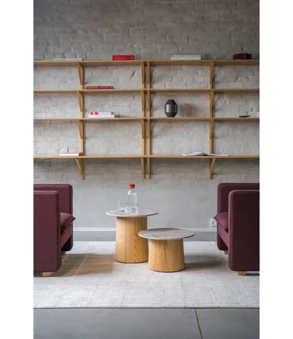 Massimo Copenhagen  Massimo Trellis Linen Rug Ash