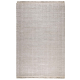 Massimo Trellis Linen Rug Ash